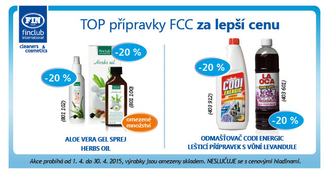 Top přípravky FCC za lepší cenu