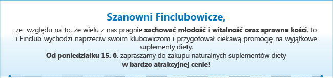 Od poniedziałku 15. 6. zapraszamy do zakupu naturalnych suplementów diety w bardzo atrakcyjnej cenie! 